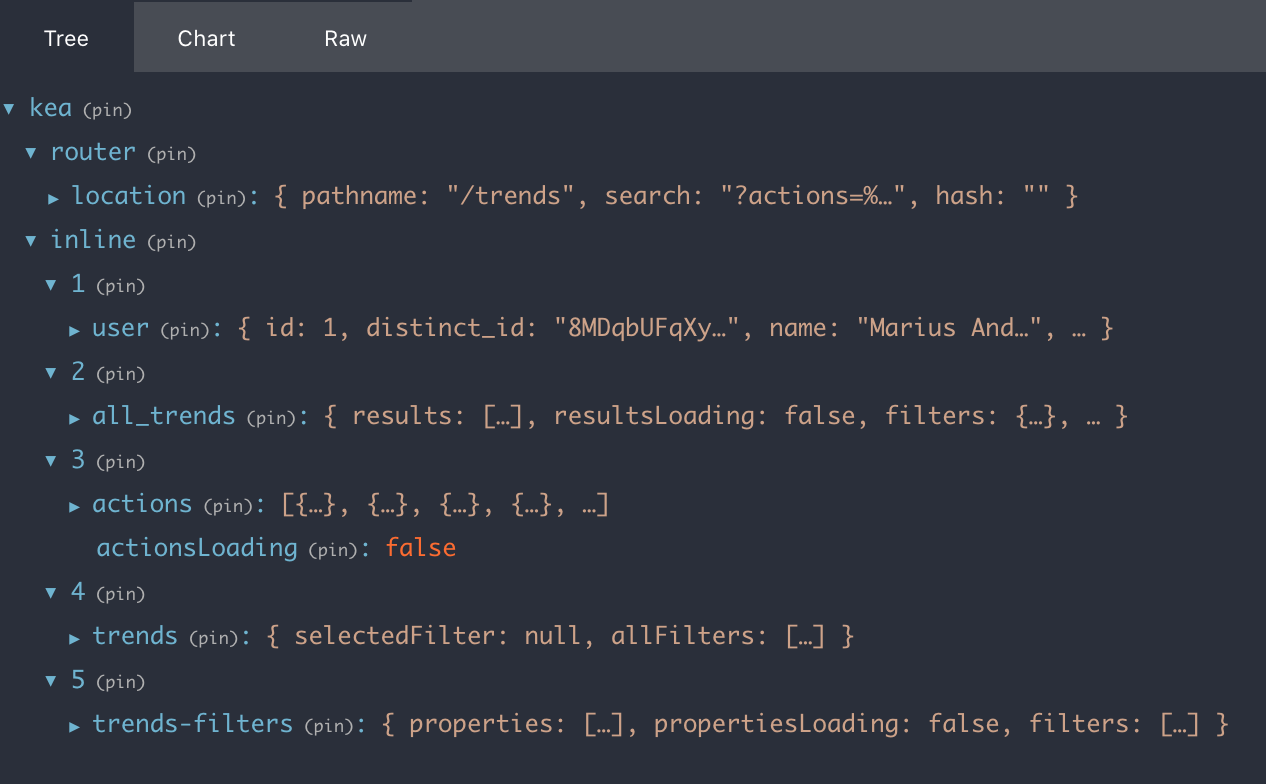 Redux Devtools with Inline Paths